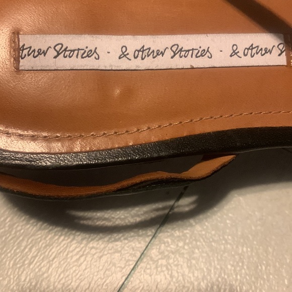 & Other Stories Women's Black Studded Summer Sandals Size 9.5 - Picture 14 of 15